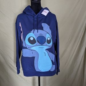 NWOT Disney Stitch Fleece hoodie with pockets
